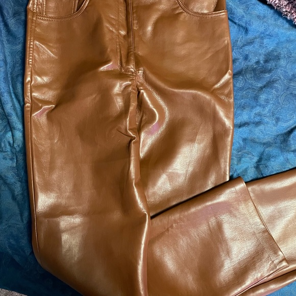 Aritzia Melina Vegan Leather Pants - Picture 2 of 6